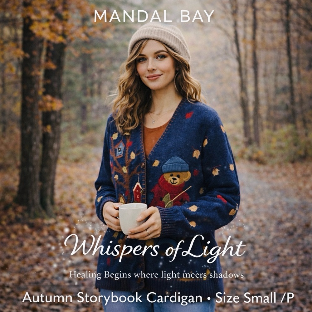 Mandal Bay Autumn Storybook Cardigan – Size S/P
